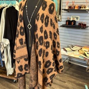 Cheetah Print Shrug